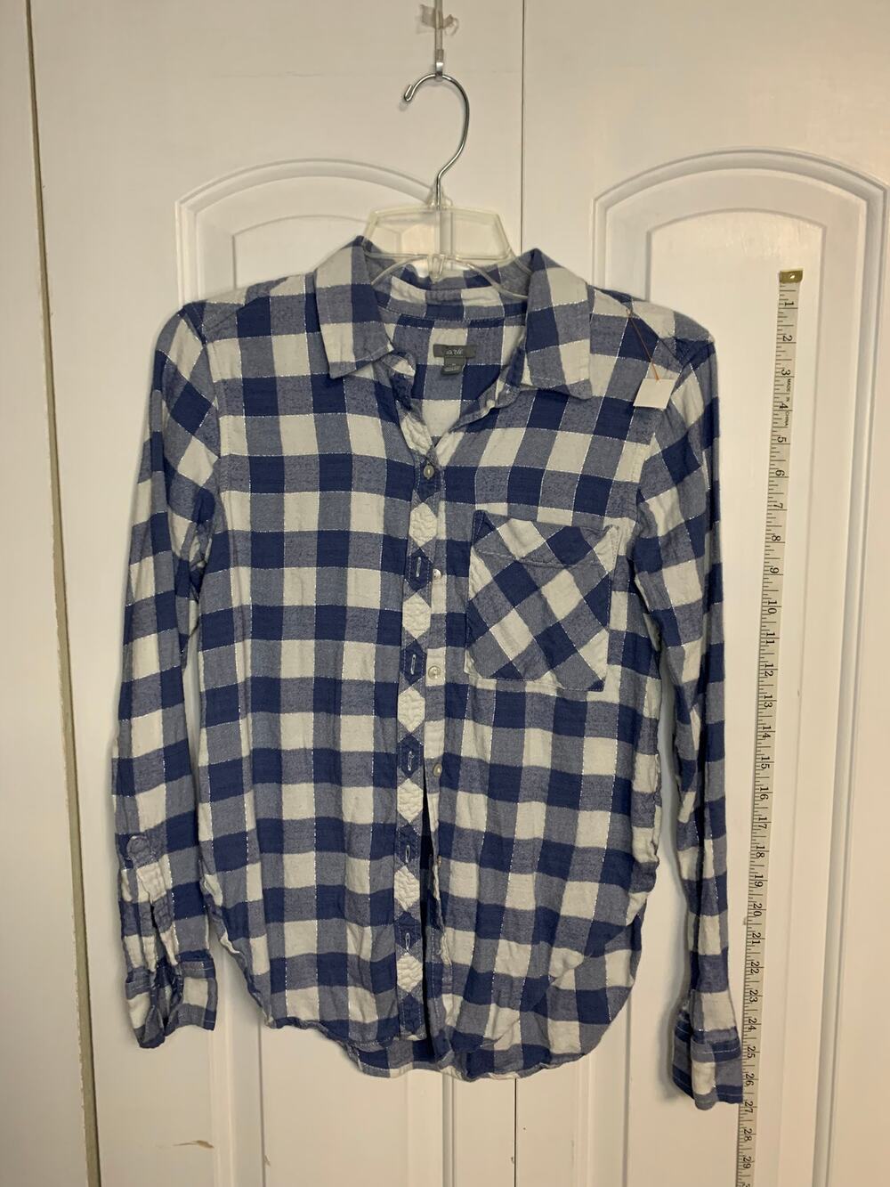 Aerie Blue Plaid Shirt